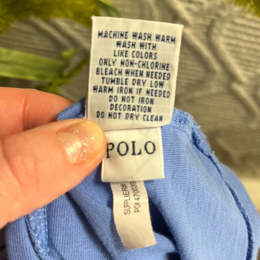 POLO RALPH LAUREN | Short Sleeve Basic T-Shirt‎ Blue XL